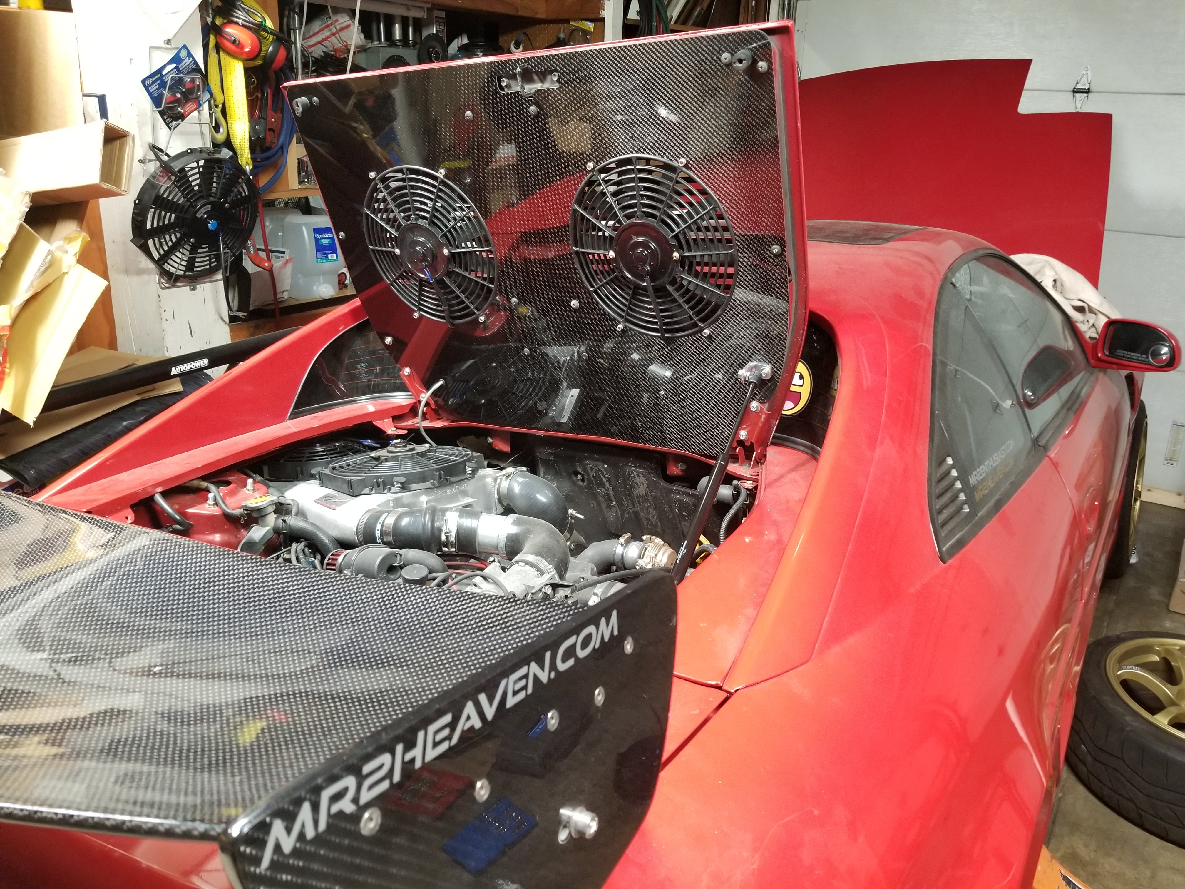 Carbon Fiber Dual Fan Shroud