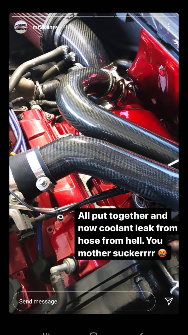 Carbon Fiber/Forged CF Intercooler Pipes - For Side Mount Intercooler - (NEW VERSION 2.3 Q4 2022+)