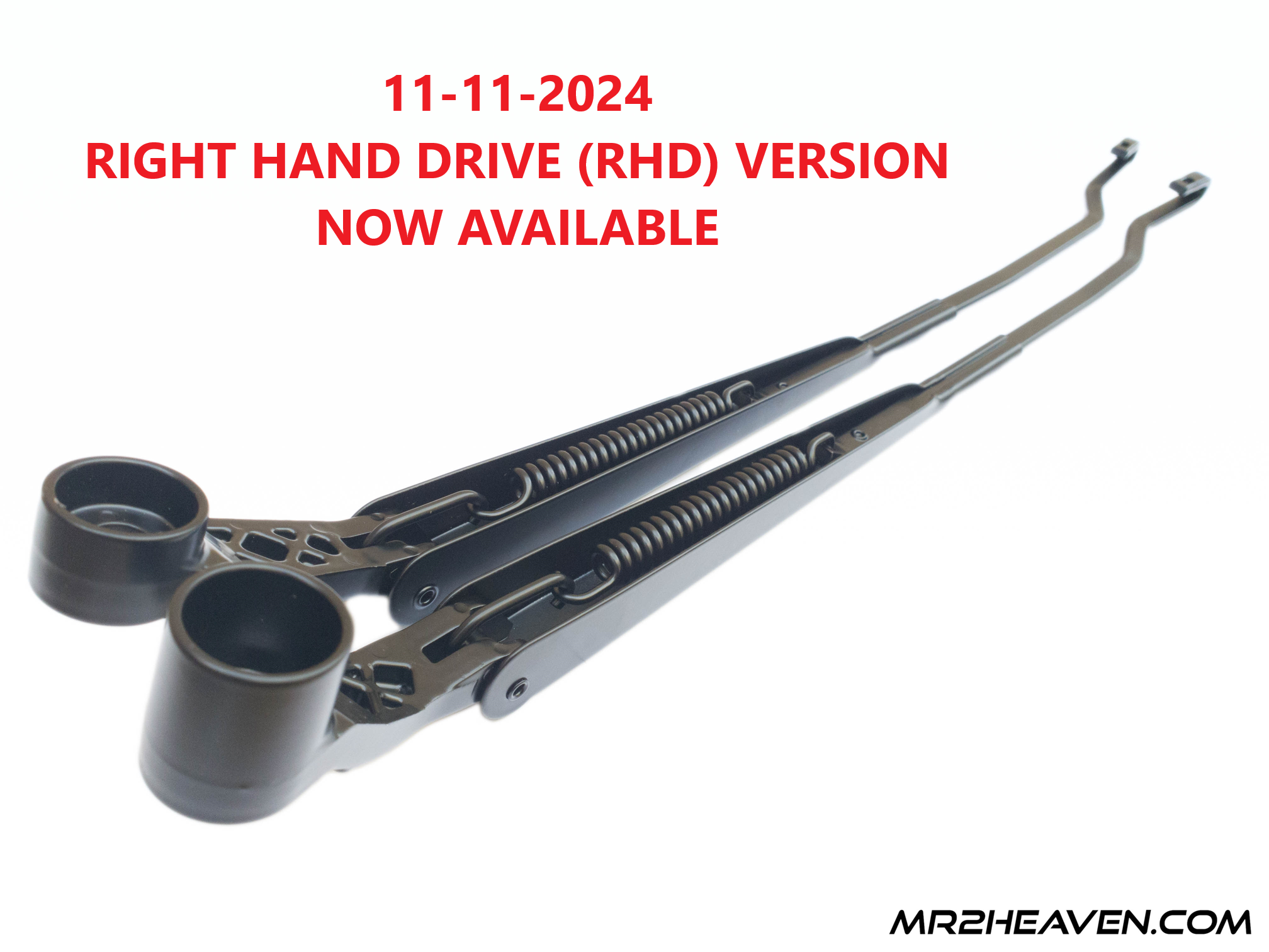 Reproduction 1991-1998 MR2 Wiper Arms With 1993+ Updated 