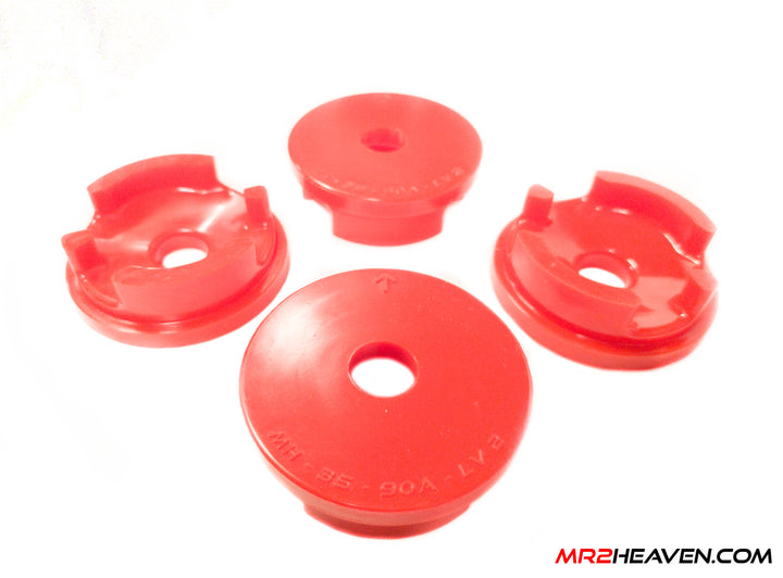 MR2Heaven Polyurethane 3SGTE Turbo Engine Mount Hybrid Inserts - Fits 5SFE, K20, V6, 2GR running 3SGTE turbo mounts