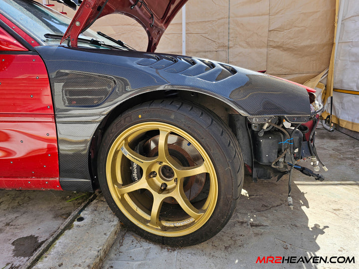 MR2Heaven Vented Fenders - Fiberglass and Carbon Fiber Available