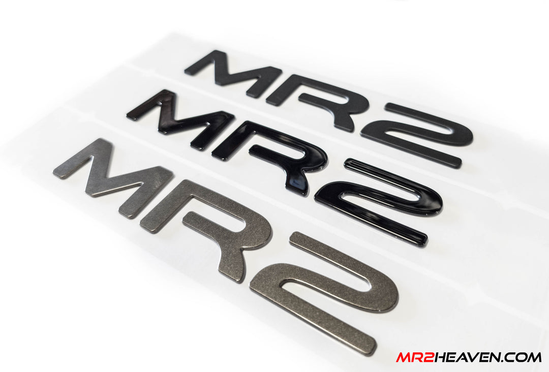 1991-1998 SW20 "MR2" Kouki Center Panel Reproduction Emblem w/ Optional Gold Plating