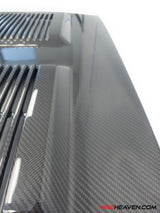 MR2Heaven Full Pre-Preg/Dry Carbon Fiber OEM Turbo Style Engine Lid - Fiberglass and Carbon Fiber Available