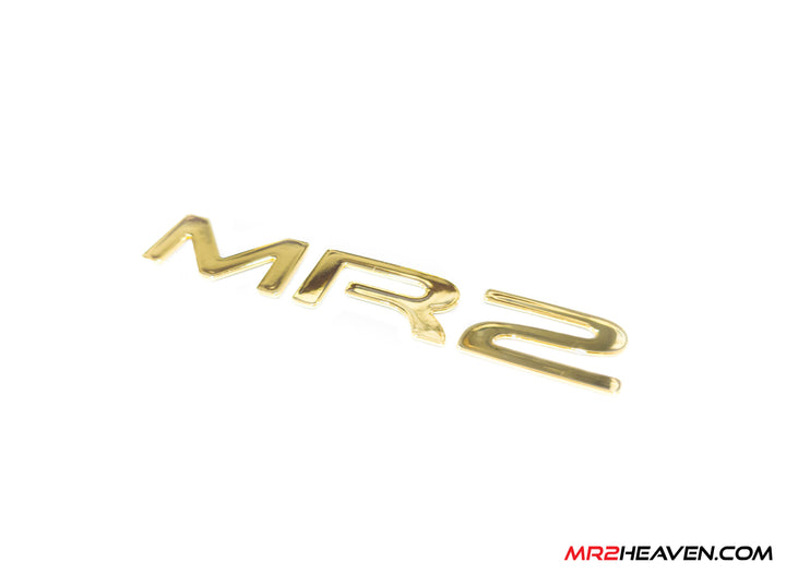 1991-1998 SW20 "MR2" Kouki Center Panel Reproduction Emblem w/ Optional Gold Plating