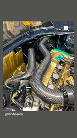 Carbon Fiber/Forged CF Intercooler Pipes - For Side Mount Intercooler - (NEW VERSION 2.3 Q4 2022+)