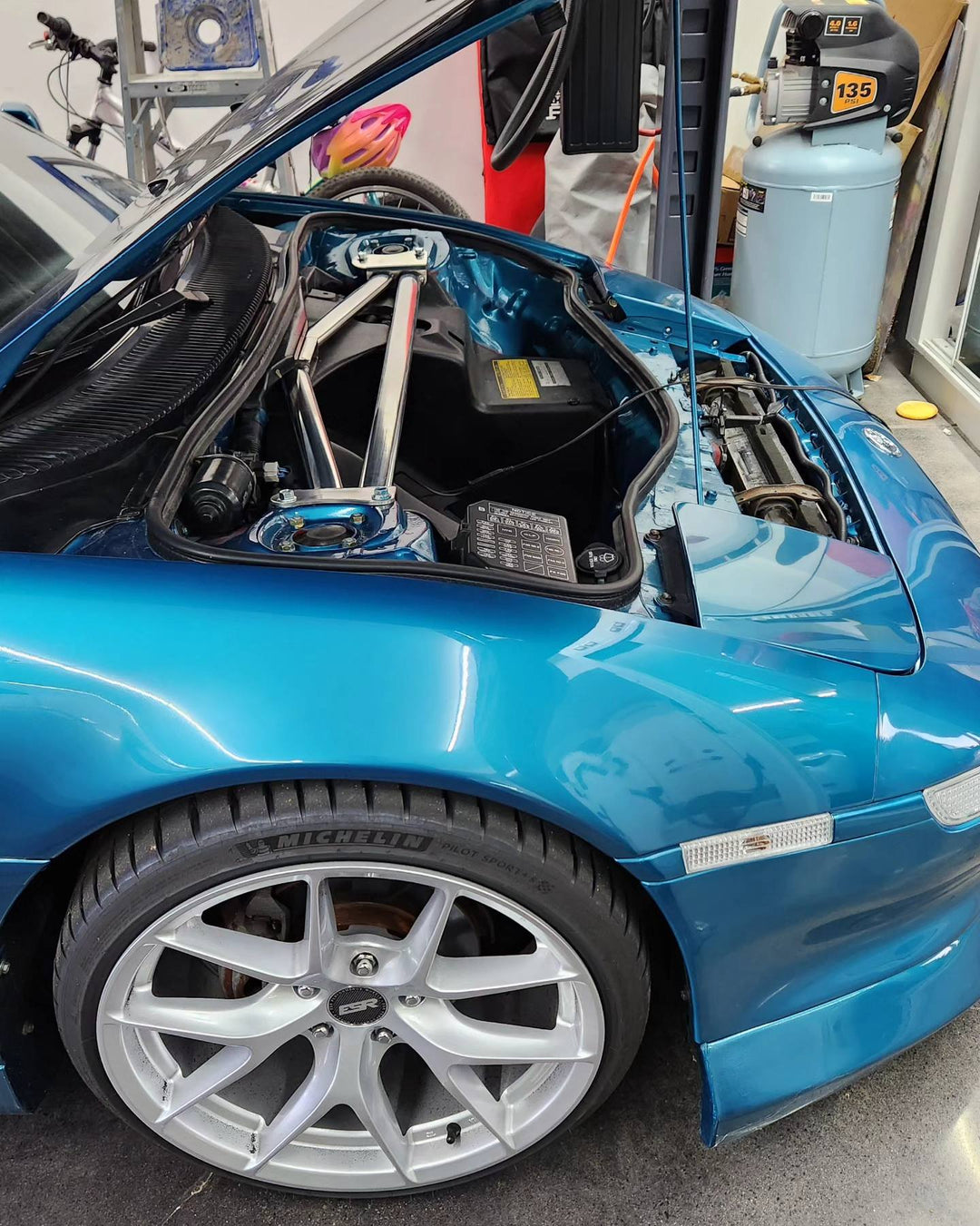 MR2Heaven 3 Point Front Strut Tower Brace - SW20