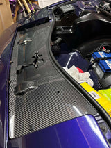 MR2Heaven Radiator Top Cooling Panel/Aero Redirecting Cover - Dry Pre-Preg Carbon Fiber Only