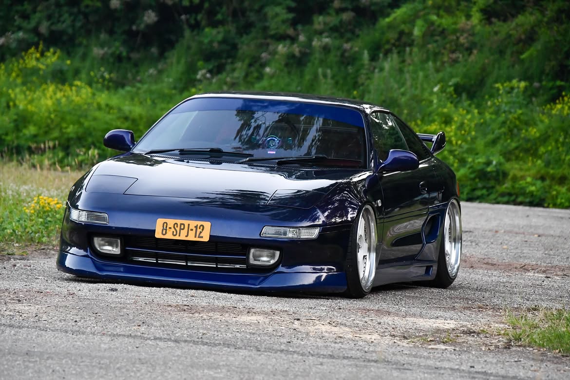 Mr. 聖　　プロファイルウレタンダブル MR2Heaven Aeroware Style Front Lip - Fiberglass and Carbon Fiber