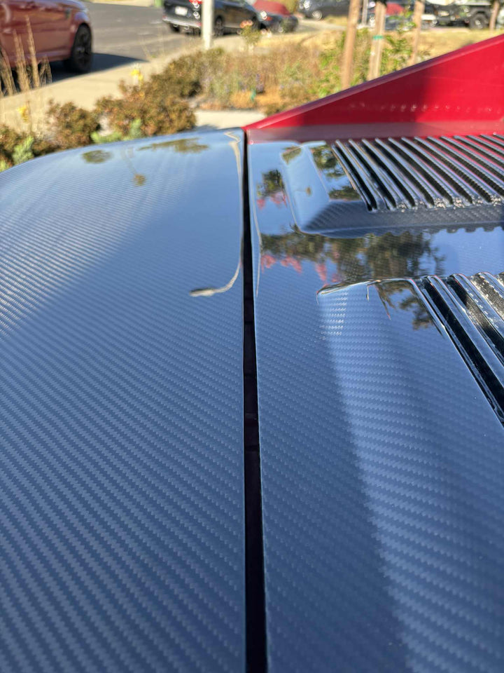 MR2Heaven Full Pre-Preg/Dry Carbon Fiber OEM Turbo Style Engine Lid - Fiberglass and Carbon Fiber Available