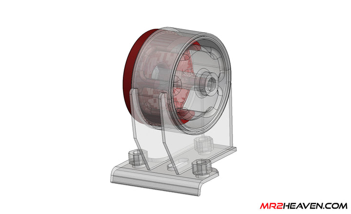 MR2Heaven Polyurethane 3SGTE Turbo Engine Mount Hybrid Inserts - Fits 5SFE, K20, V6, 2GR running 3SGTE turbo mounts