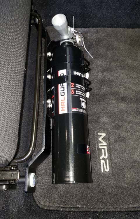 MR2Heaven Passenger Seat Fire Extinguisher Mount