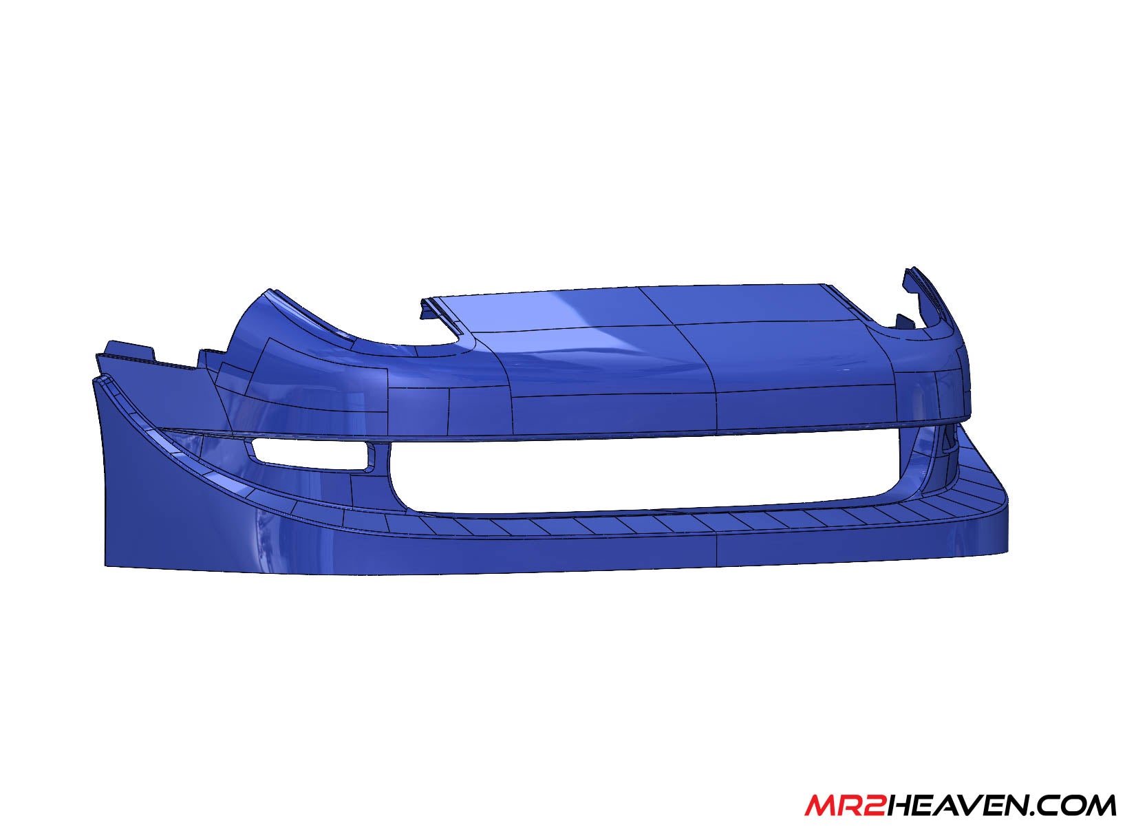 MR2Heaven Phoenix Power Style Front Bumper - Fiberglass and Carbon