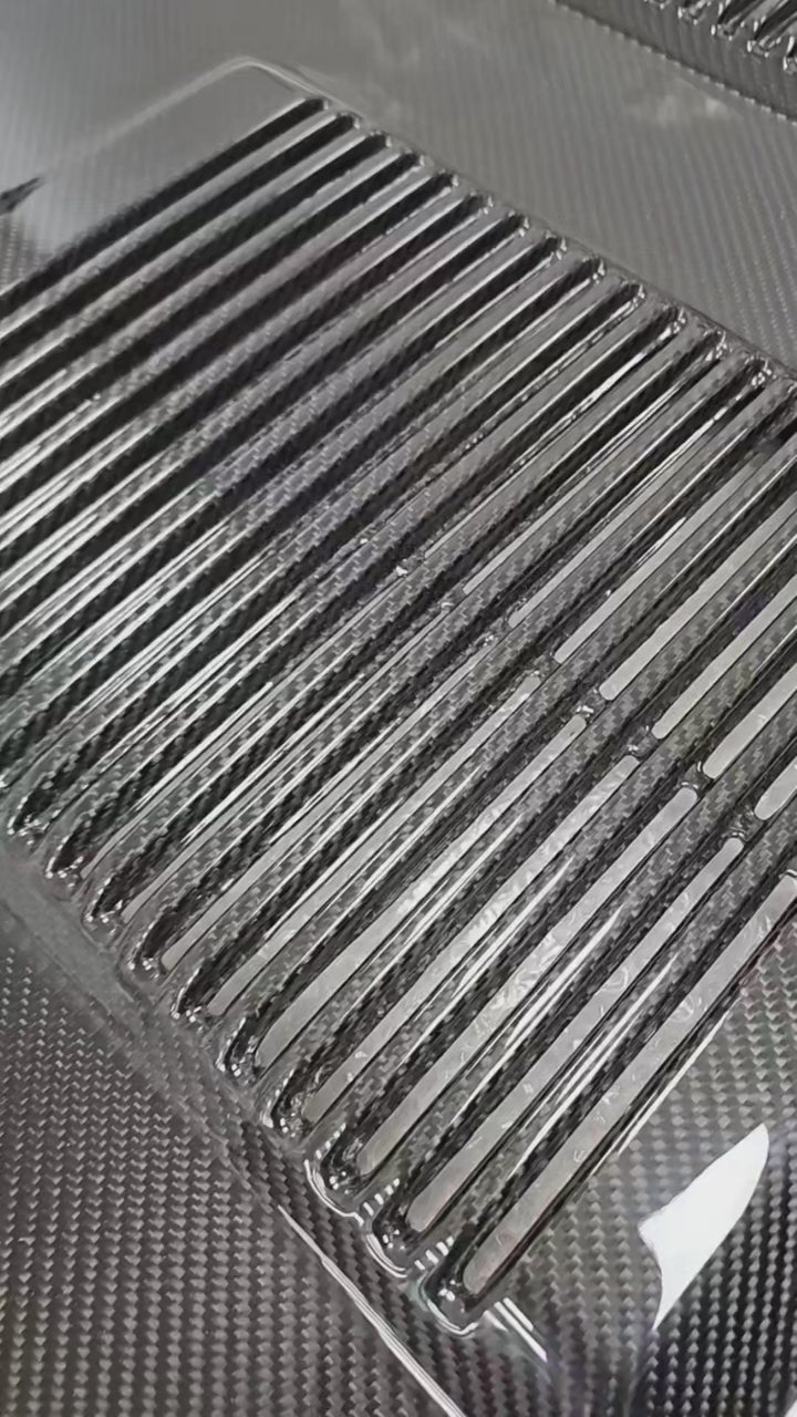 MR2Heaven Full Pre-Preg/Dry Carbon Fiber OEM Turbo Style Engine Lid - Fiberglass and Carbon Fiber Available