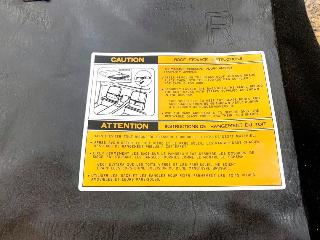 T-Top Bag Reproduction Decals