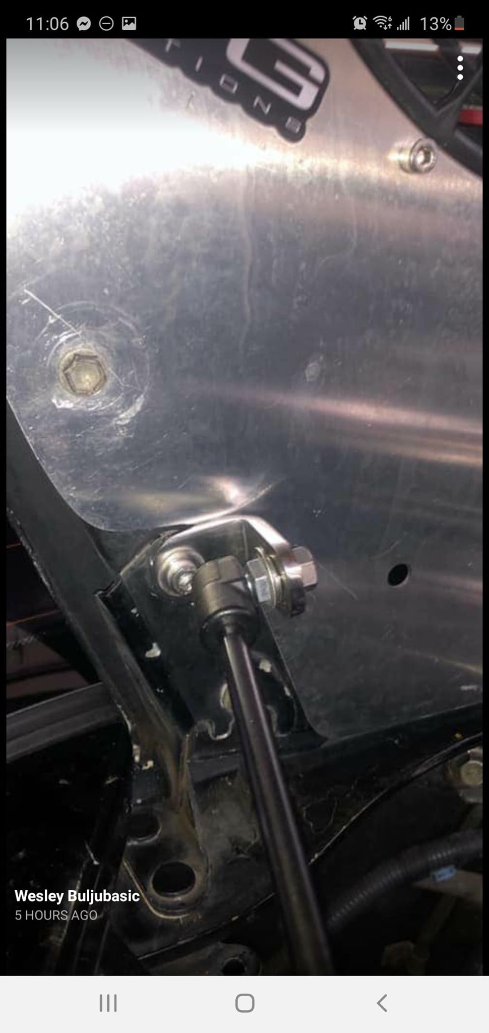 Engine Lid Gas Strut Kit