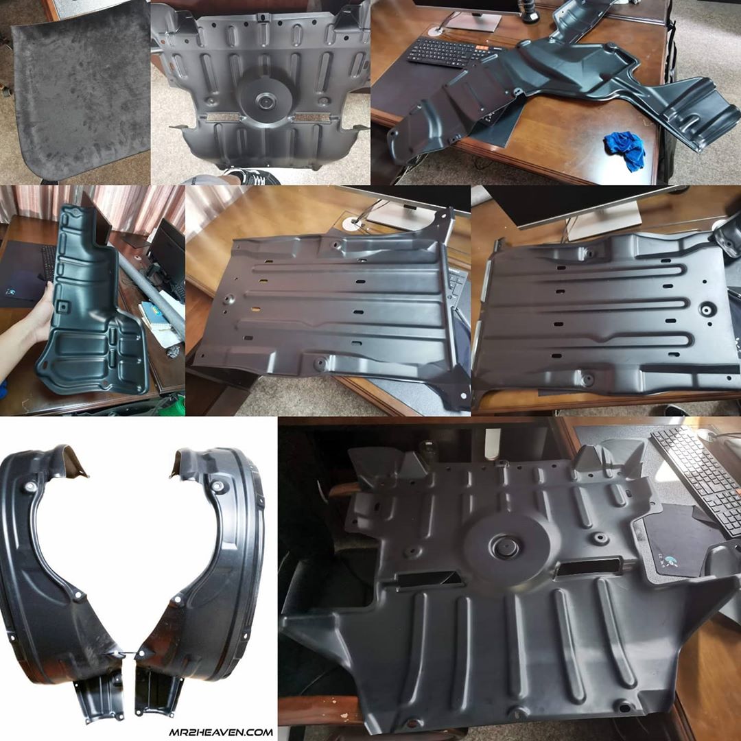 MR2Heaven Underbody Panel Reproductions - Increased Thickness/Durability - SW20 MK2