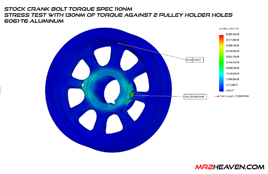MR2Heaven Lightweight Crank Pulley - 3SGTE