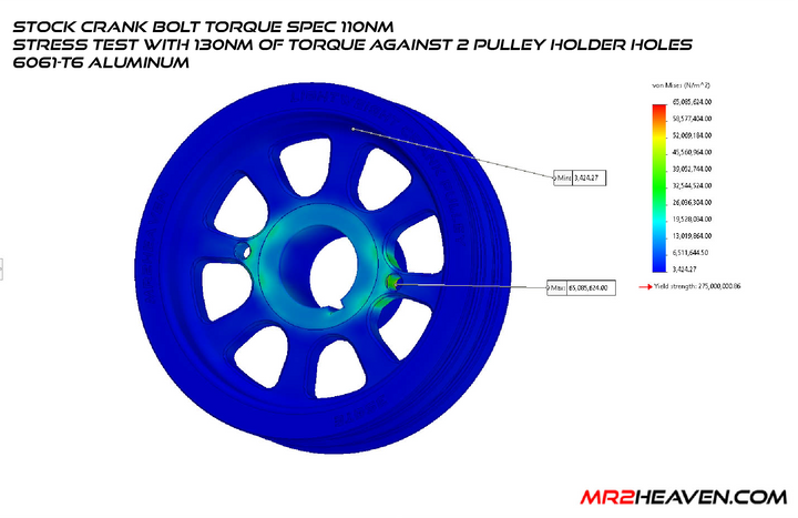 MR2Heaven Lightweight Crank Pulley - 3SGTE