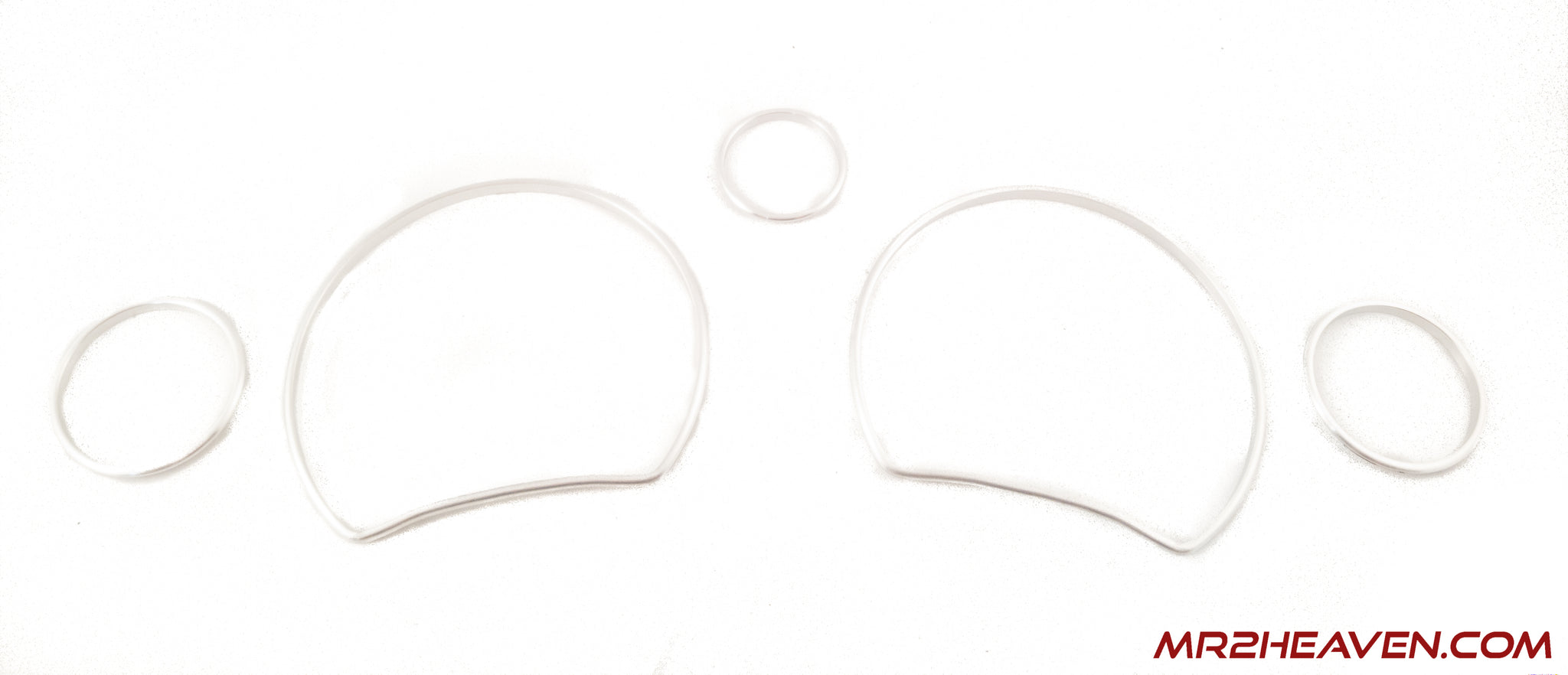 Gauge Cluster Aluminum Bezel Rings for SW20 & ZZW30