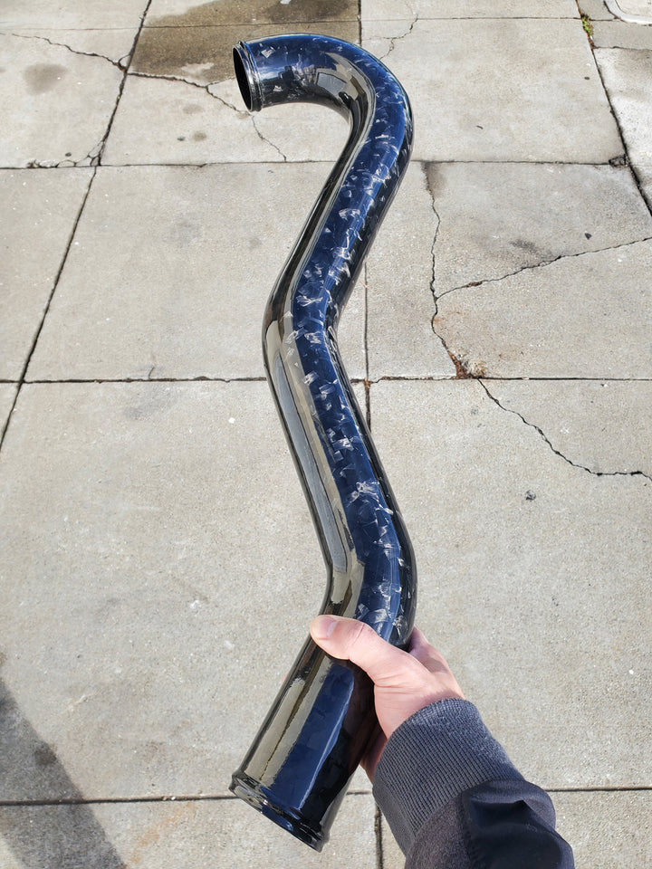 Carbon Fiber/Forged CF Intercooler Pipes - For Side Mount Intercooler - (NEW VERSION 2.3 Q4 2022+)