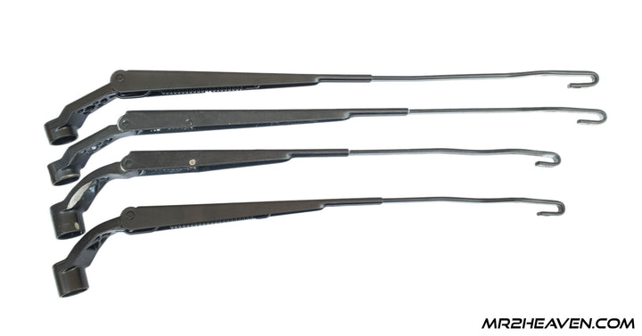 Reproduction 1991-1998 MR2 Wiper Arms With 1993+ Updated "J Hook" Mounting System - ***2024 - RHD & LHD Available***