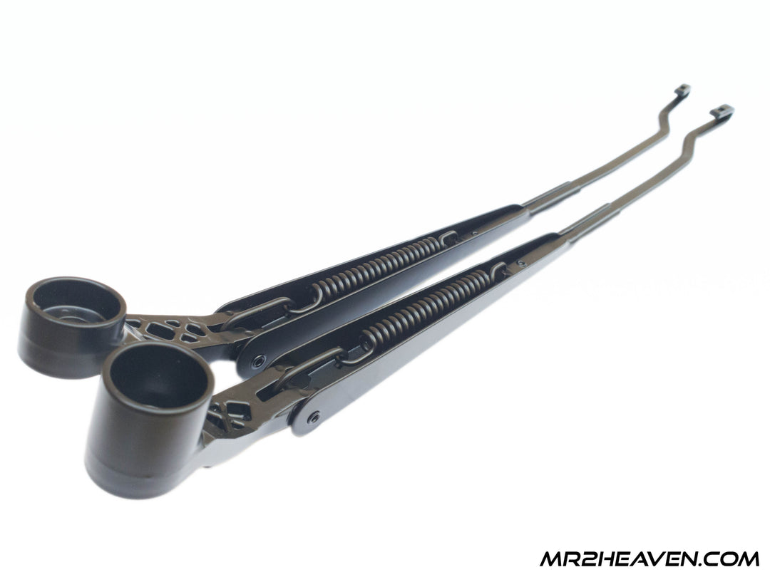 Reproduction 1991-1998 MR2 Wiper Arms With 1993+ Updated "J Hook" Mounting System - ***2024 - RHD & LHD Available***