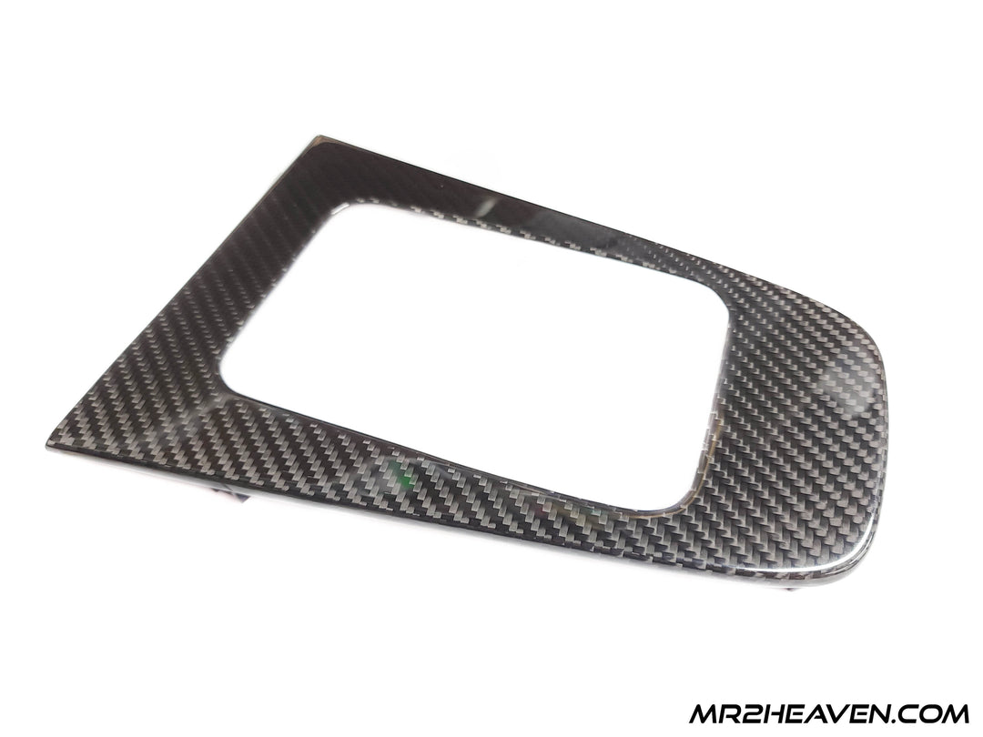 MR2Heaven Full Pre-Preg/Dry Carbon Fiber Complete Replacement Interior Trim - #4 OEM Shifter Trim Cover (LHD & RHD)