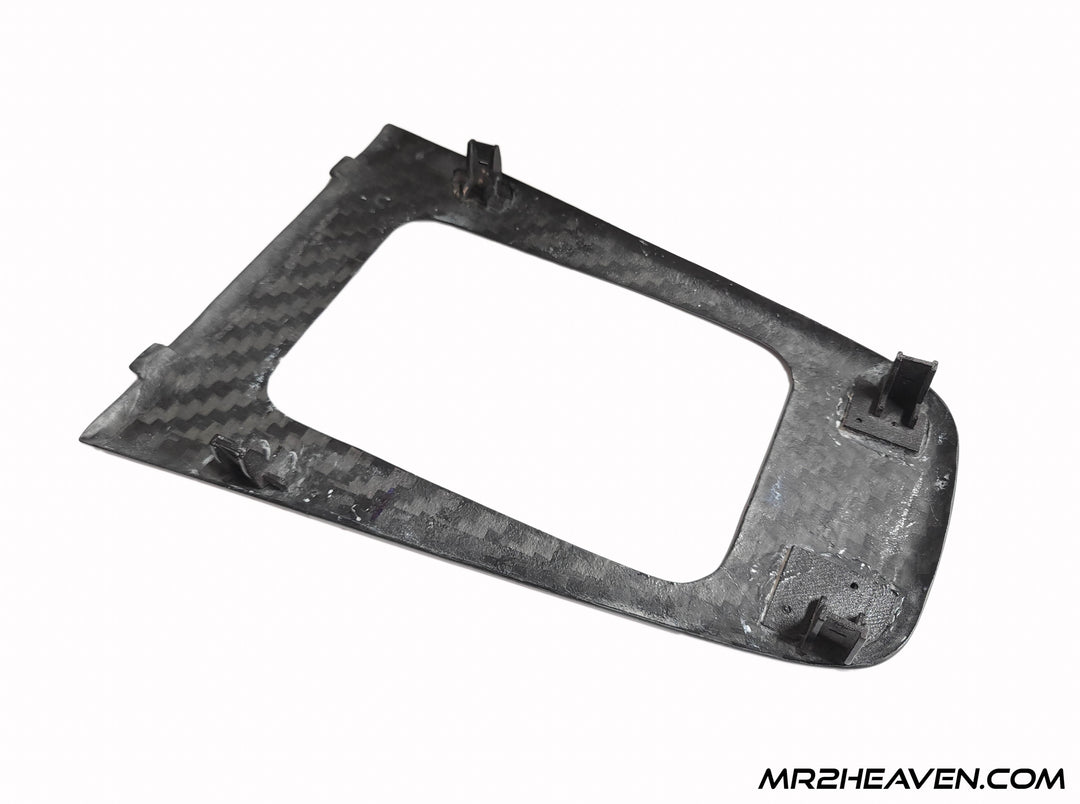 MR2Heaven Full Pre-Preg/Dry Carbon Fiber Complete Replacement Interior Trim - #4 OEM Shifter Trim Cover (LHD & RHD)