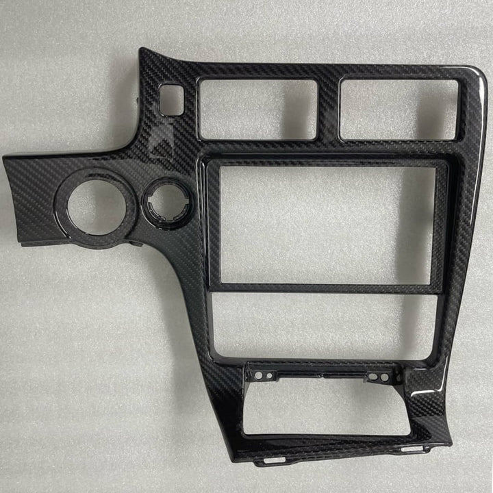 MR2Heaven Full Pre-Preg/Dry Carbon Fiber Complete Replacement Interior Trim - #1 Center Console Radio Surround (LHD)