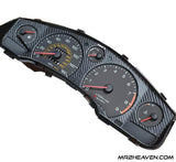 Dry Carbon Fiber Gauge Cluster Overlay