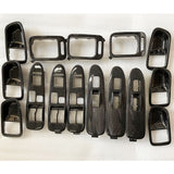 MR2Heaven Full Pre-Preg/Dry Carbon Fiber Complete Replacement Interior Trim - #5 and #6 - Door Cup Handle Covers (LHD and RHD)