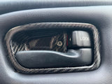MR2Heaven Full Pre-Preg/Dry Carbon Fiber Complete Replacement Interior Trim - #5 and #6 - Door Cup Handle Covers (LHD and RHD)