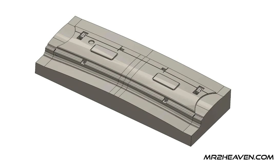 MR2Heaven Reproduction - Kouki Tail Light Panel - SW20 (ABS and Prepreg Carbon Fiber)