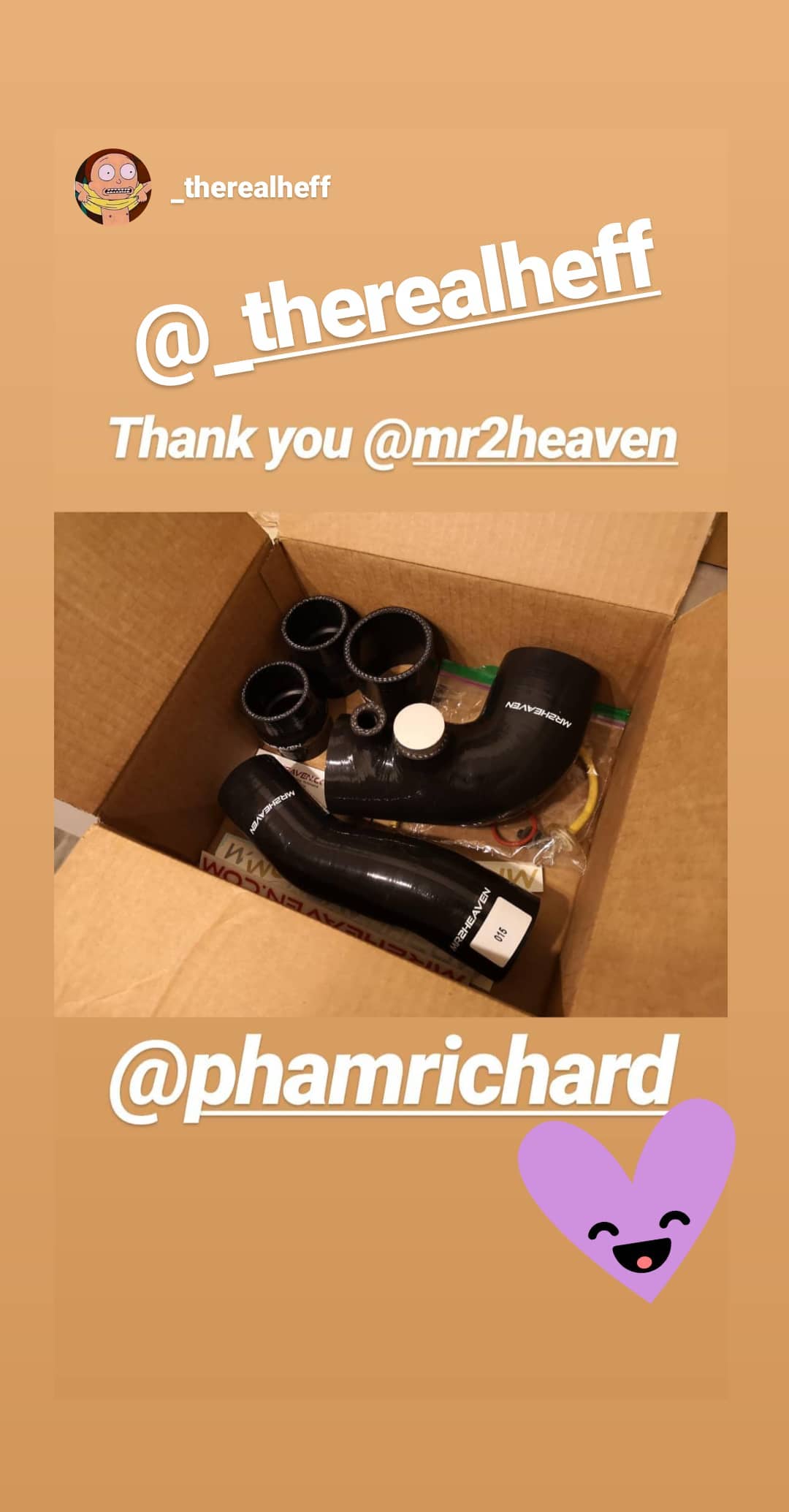 MR2Heaven Silicone OEM Intercooler Hot Pipe Hose