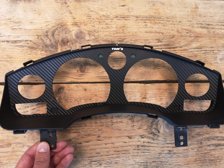 Dry Carbon Fiber Gauge Cluster Overlay