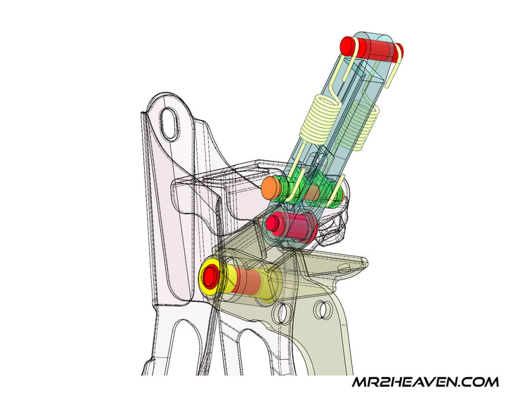 MR2Heaven Reproduction 1991-1995 Turbo MR2 Clutch Pedal Kit (LHD)