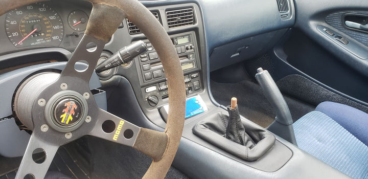 Leather/Alcantara/Carbon OEM Style Shift Boot