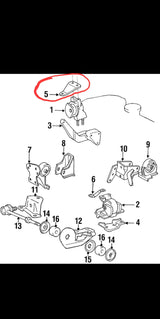 Reproduction Right Side Engine Mount Top Support Brace Bracket