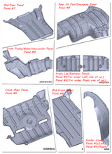 MR2Heaven Underbody Panel Reproductions - Increased Thickness/Durability - SW20 MK2