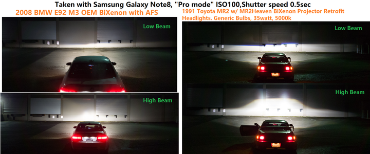 Retrofitted Projector Headlights (Stage 1 and 3) - MR2 Heaven