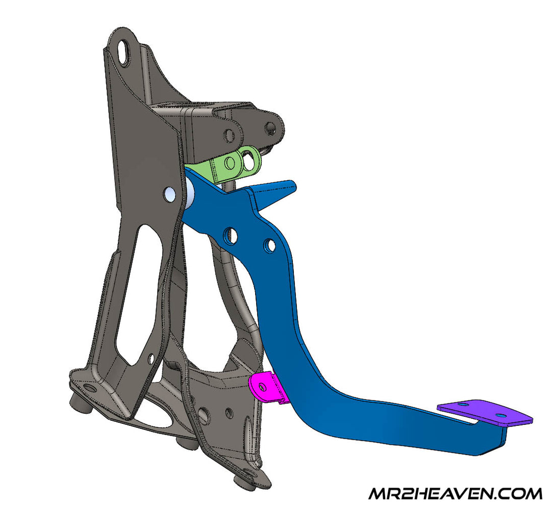 MR2Heaven Reproduction 1991-1995 Turbo MR2 Clutch Pedal Kit (LHD)