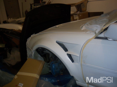 Mad PSI Vented Front Fender Flares with Front Bumper Add Ons MR2