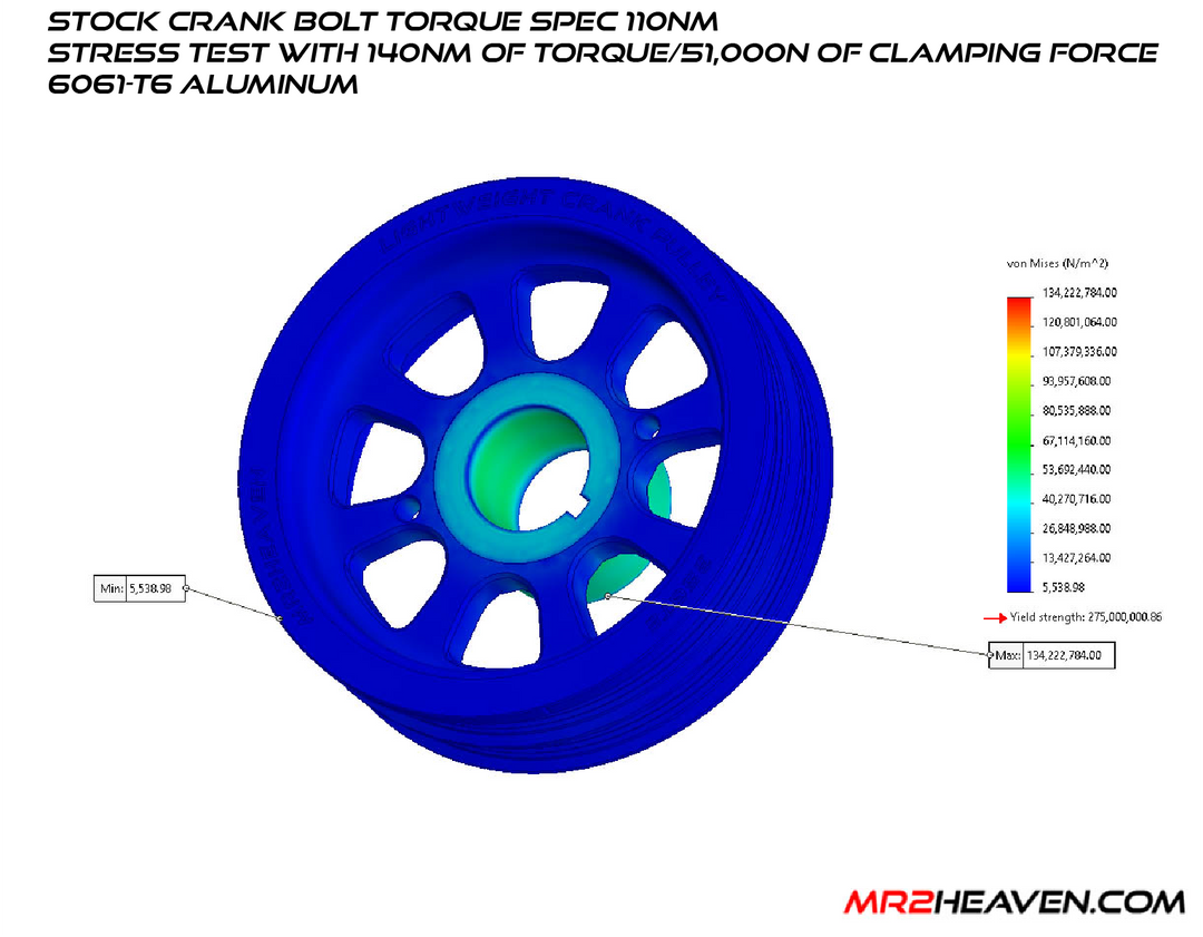 MR2Heaven Lightweight Crank Pulley - 3SGTE