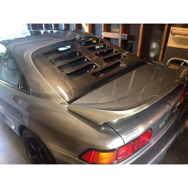 **GROUP BUY HALF DEPOSIT** MR2Heaven SW20 Fastback/Hatchback/F-40/.Ask Sport Style Engine Lid - Fiberglass and Carbon Fiber Available