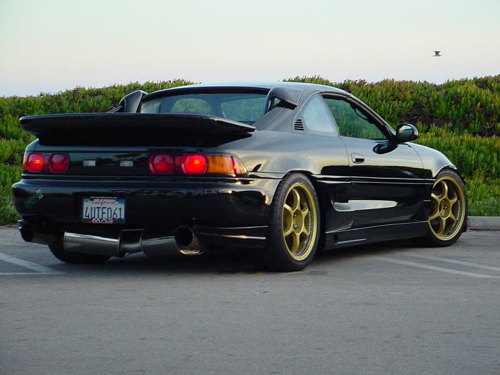 MR2Heaven Bomex Style "Whale Tail" Trunk Spoiler - Fiberglass and Carbon Fiber Available