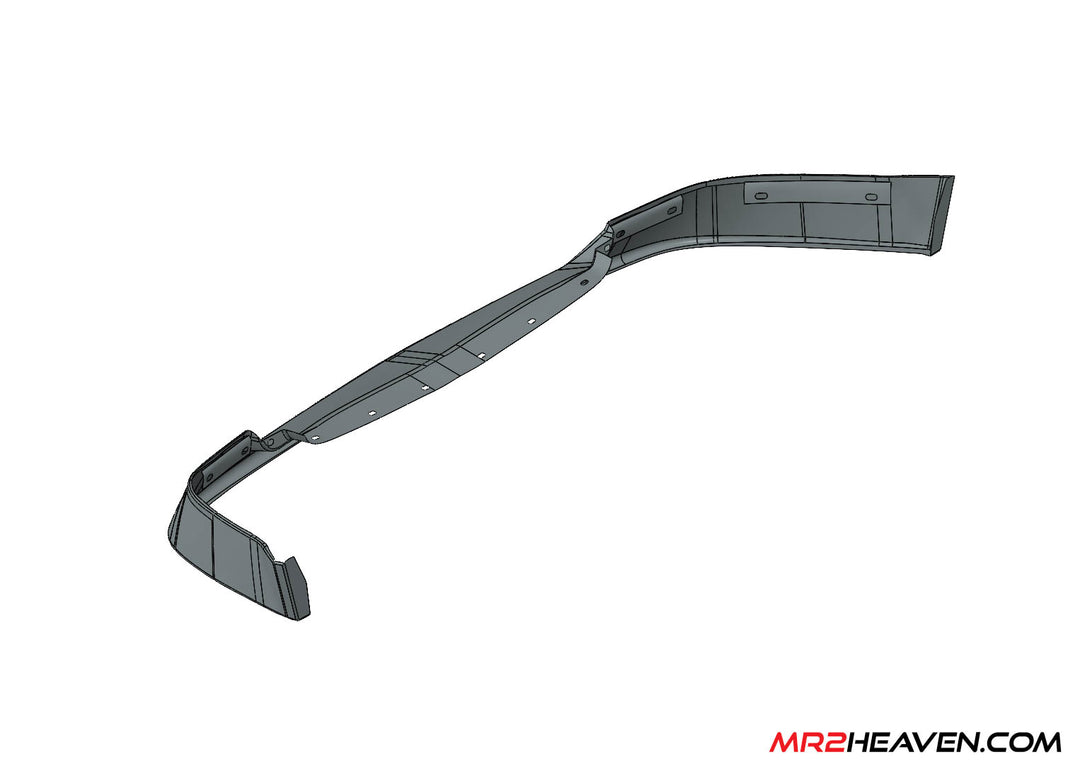 MR2Heaven 1985-1989 AW11 OEM "Shaved" Style Front Lip (Fiberglass & Carbon Fiber)