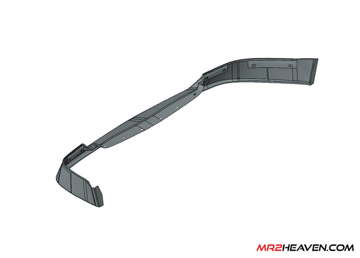 MR2Heaven 1985-1989 AW11 OEM "Shaved" Style Front Lip (Fiberglass & Carbon Fiber)