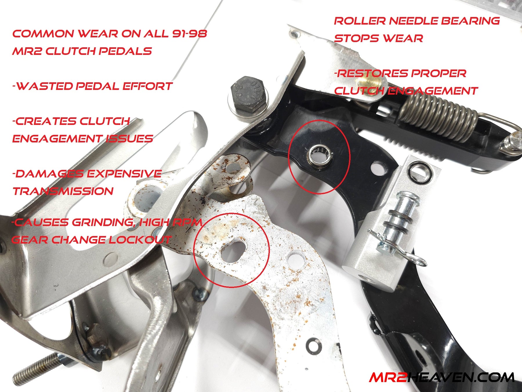 clutch pedal not working MR2Heaven Adjustable Clutch Pedal Clevis (Improves pedal feel & Helps – MR2 Heaven