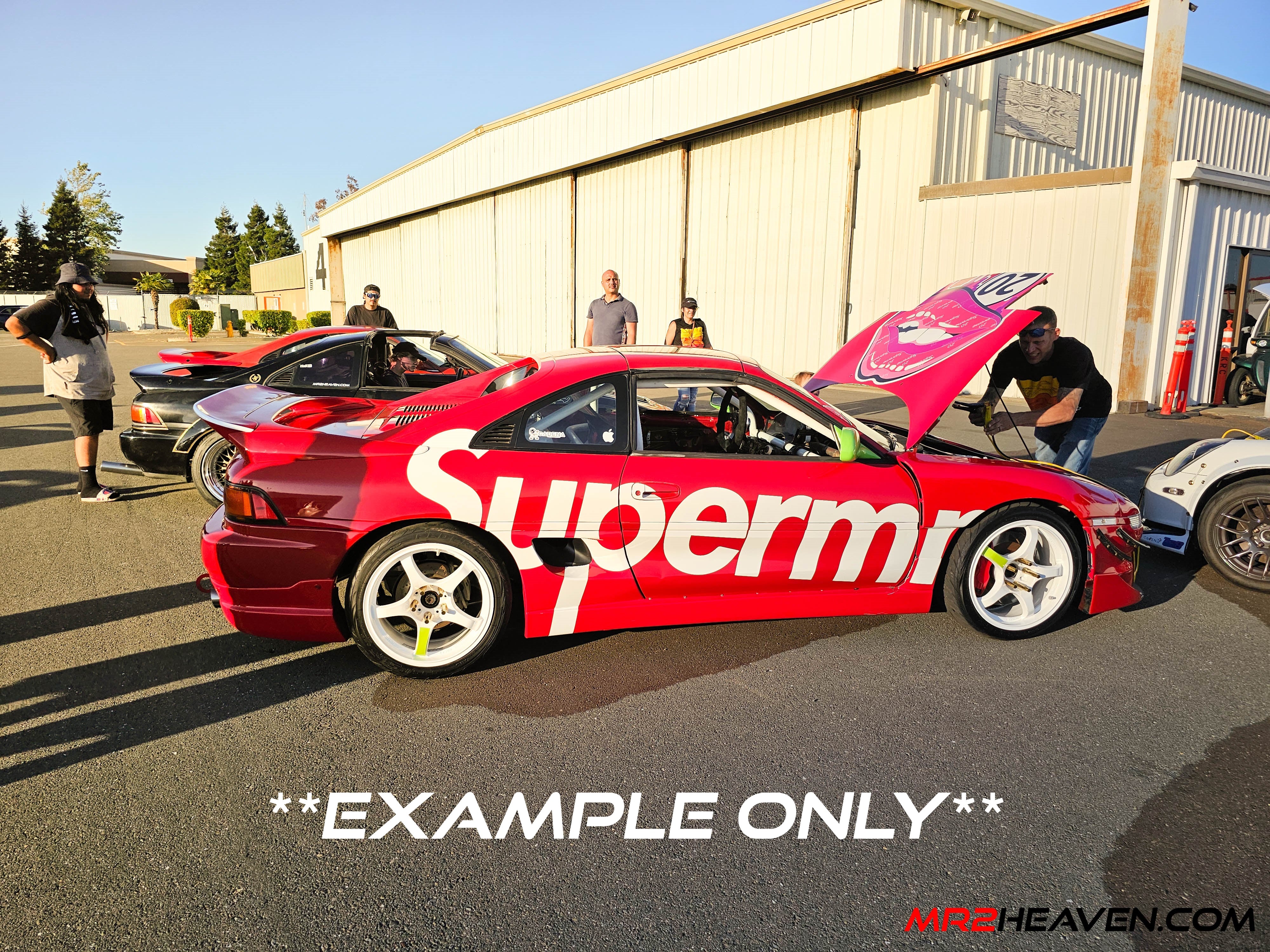 MR2Heaven East Bear Style 91 Spoiler Add On - Fiberglass and