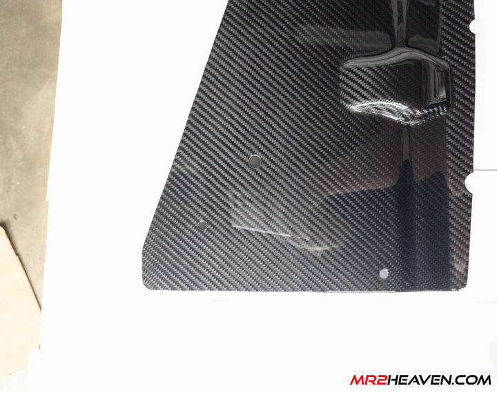 MR2Heaven Radiator Top Cooling Panel/Aero Redirecting Cover - Dry Pre-Preg Carbon Fiber Only